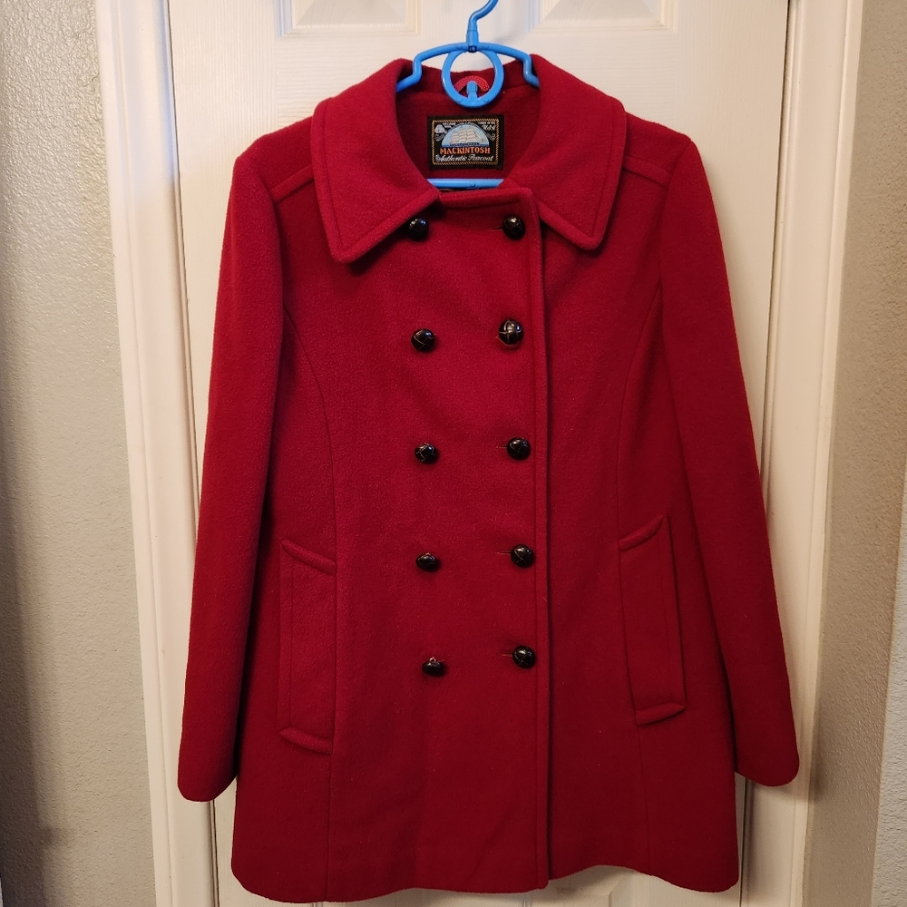 Mackintosh pure wool coat jacket size 14